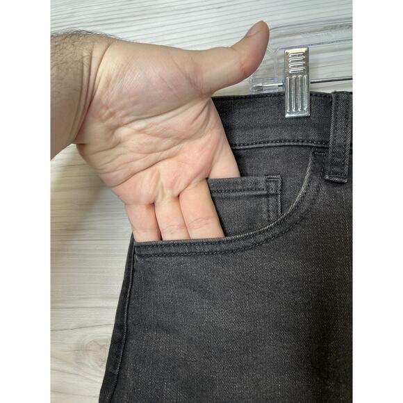 SO Jeans Womens 18 Plus Black High Rise Wide Leg Superstretch Black Wash Denim - Picture 3 of 13